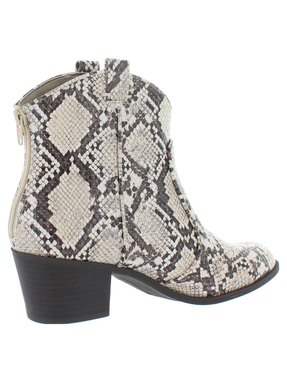 Style & Co. Women's Mykenna Cowgirl Cowboy Western Boots Multi White Size 5 M