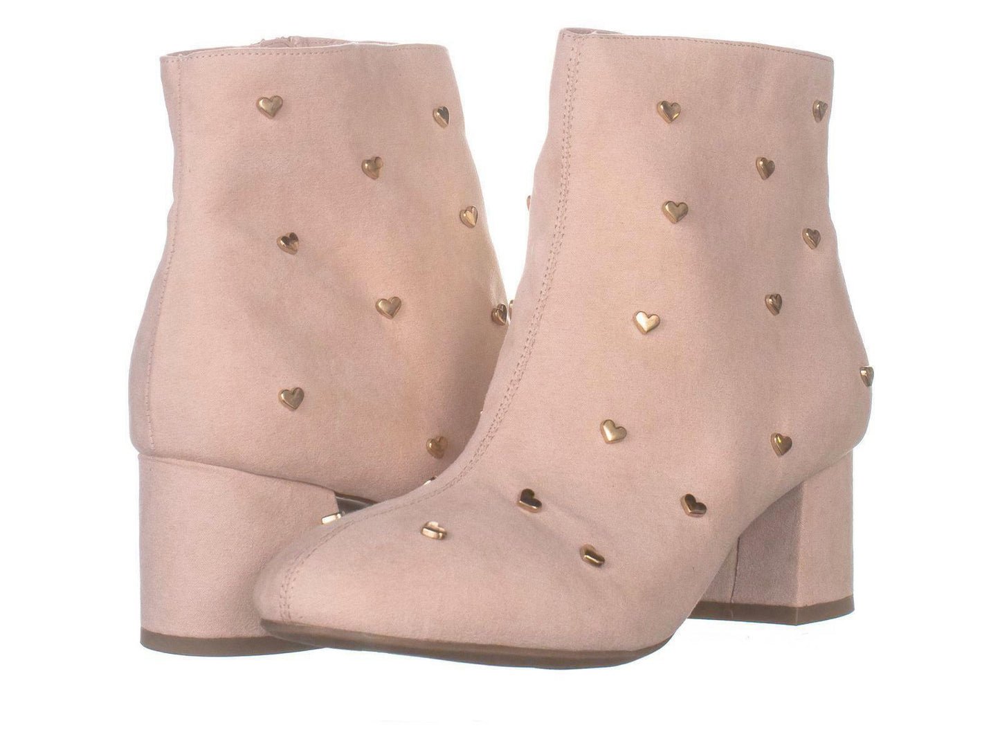 Bar III Women's Jadine Fabric Almond Toe Ankle Fashion Boots Pink Size 8 M