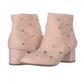 Bar III Women's Jadine Fabric Almond Toe Ankle Fashion Boots Pink Size 8 M