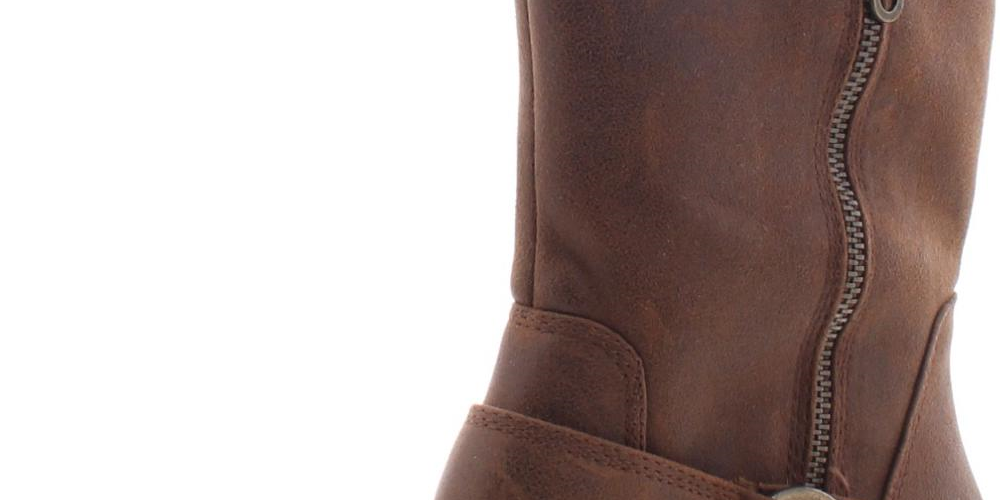 Bare Traps Womens Wylla Leather Closed Toe Mid-Calf Fashion Boots Brown Size 9.5