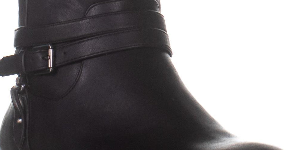 Style & Co Women's  State Zip up Ankle Boots Black Size 11M