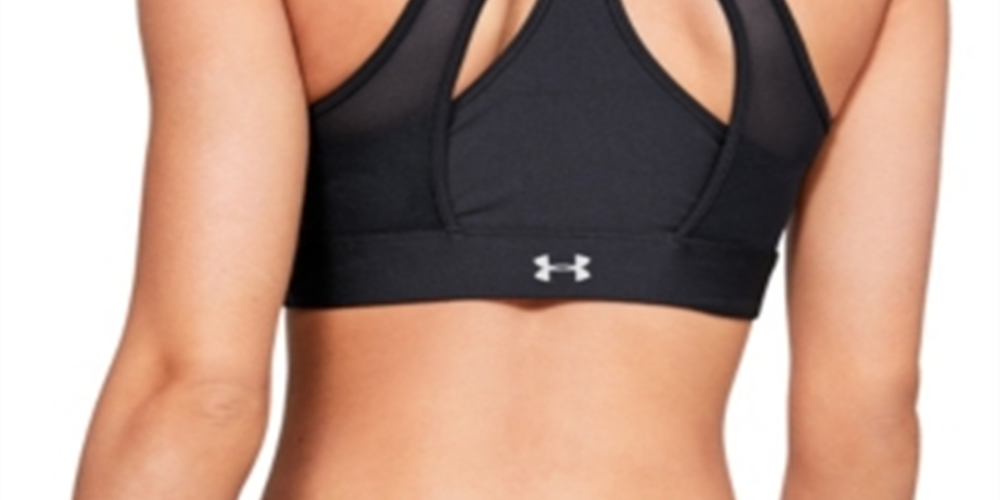 Under Armour Women's  Sports Bralette Bra Black Size Large