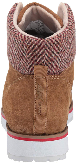 Anne Klein Womens Willpower Fabric Closed Toe Ankle Fashion Boots Brown Size 7.5 M