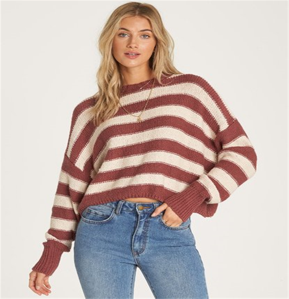 Billabong Women's Til Sunset Sweater Purple Size Medium