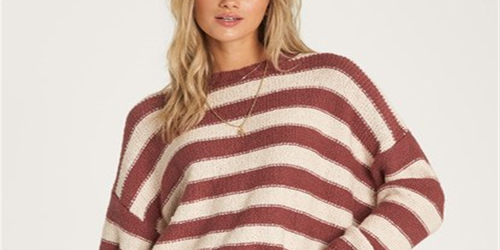 Billabong Women's Til Sunset Sweater Purple Size Medium