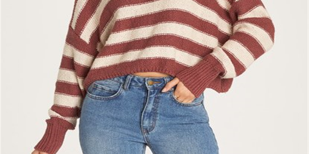 Billabong Women's Til Sunset Sweater Purple Size Medium