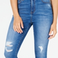 Celebrity Pink Women's Curvy High Rise Destructed Skinny Jean Blue Size 3