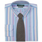 Ralph Lauren Men's Classic Fit Striped Dress Shirt Blue Size XL