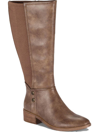 Baretraps Womens Madelyn Wide Calf Knee-High Boots Brown 10 Medium
