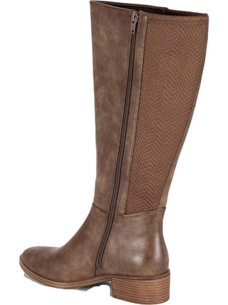 Baretraps Womens Madelyn Wide Calf Knee-High Boots Brown 10 Medium