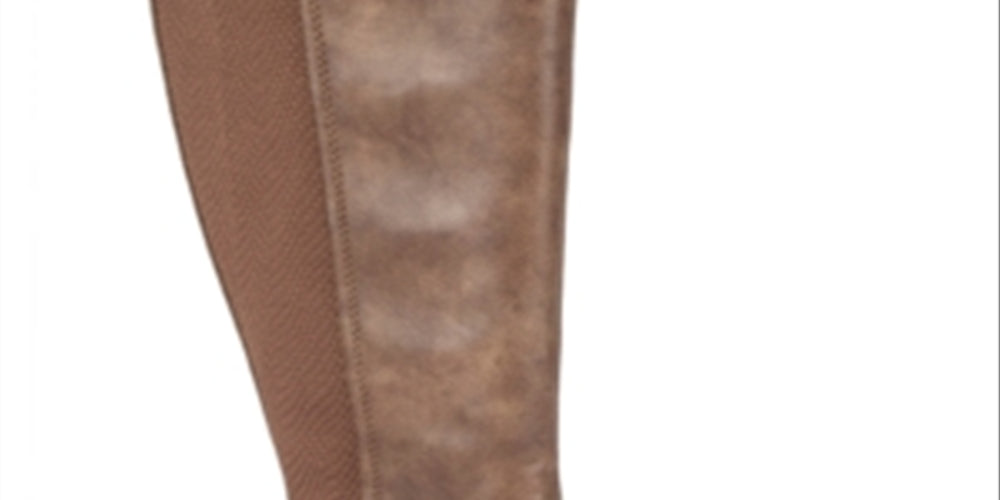Baretraps Womens Madelyn Wide Calf Knee-High Boots Brown 10 Medium