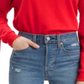 Levi's Women's Fringed Crewneck Sweatshirt Red Size XXL