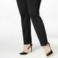 Alfani Womem's Hollywood Skinny Ponte Pants Comfort Waist Black Size 26W