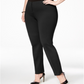 Alfani Womem's Hollywood Skinny Ponte Pants Comfort Waist Black Size 26W