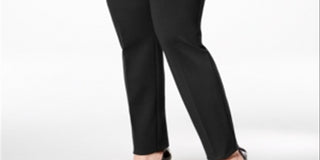 Alfani Womem's Hollywood Skinny Ponte Pants Comfort Waist Black Size 26W