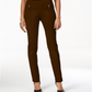 Style & Co Women's Pull on Skinny Pants Brown Size Petite L