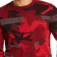 Alfani Men's Printed Long Sleeve Classic Fit Cotton Sweater Red Size XXX-Large