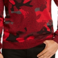 Alfani Men's Printed Long Sleeve Classic Fit Cotton Sweater Red Size XXX-Large
