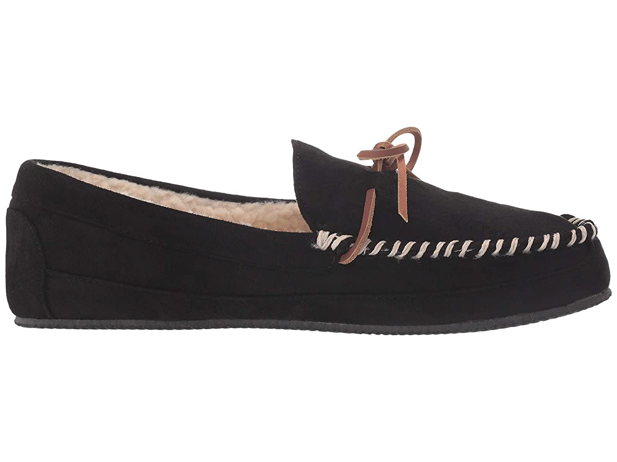 Polo Ralph Lauren Men's Faux-Suede Slippers Black Size 13