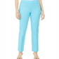JM Collection Women's Studded Pull on Tummy Control Pants Blue Size XX-Large