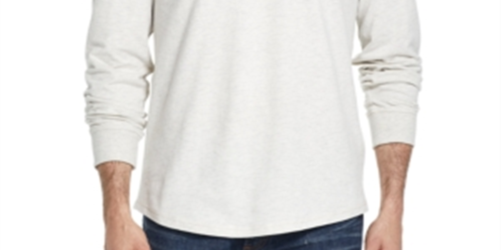 Weatherproof Vintage Men's Brushed Long Sleeve Jersey T-Shirt Brown Size Small