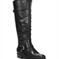 Baretraps Womens Yanessa 2 Faux Leather Riding Boots Black 5 Medium