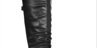 Baretraps Womens Yanessa 2 Faux Leather Riding Boots Black 5 Medium