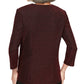 Alex Evenings Women's Glitter Long Sleeve Open Cardigan Wear to Work Top Red Size Petite X-Large