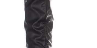 XOXO Womens Minkler Faux Leather Tall Riding Boots Black Size 8