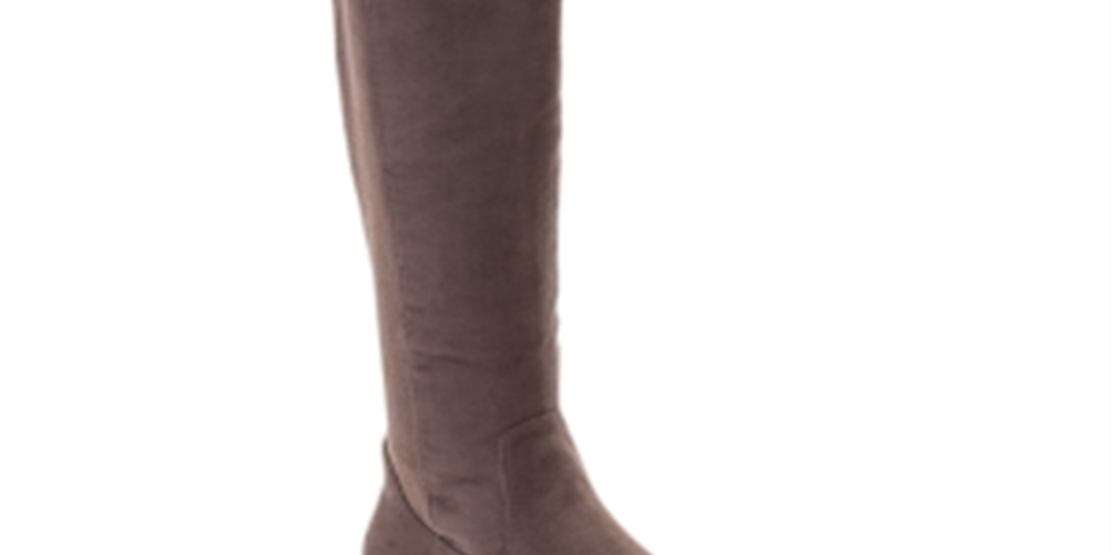 Style & Co. Women's Hayley Wide Calf Knee-High Boots Taupe Size 6.5 M