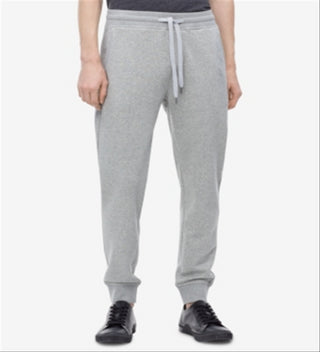 Calvin Klein Men's Drawstring Heather Athletic Fit Sweatpants Gray Size XX-Large