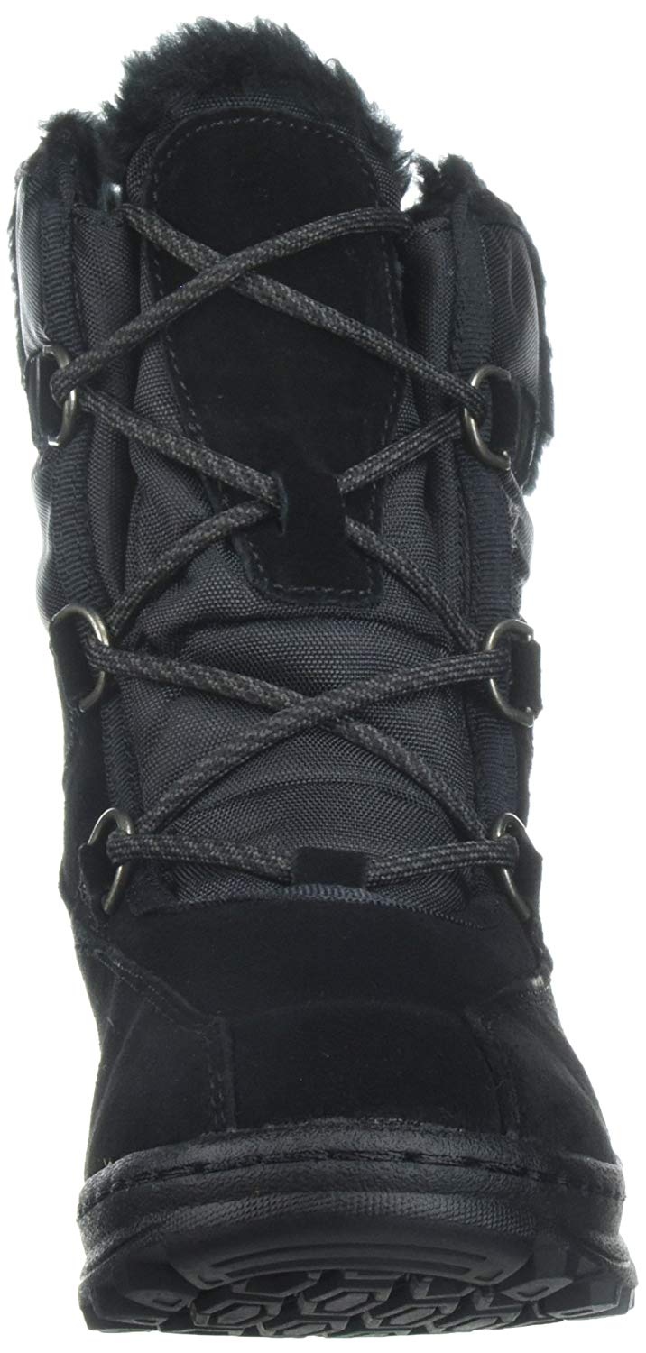 Bare Traps Womens Aero Leather Round Toe Ankle Cold Weather Boots Black Size 5.5 M