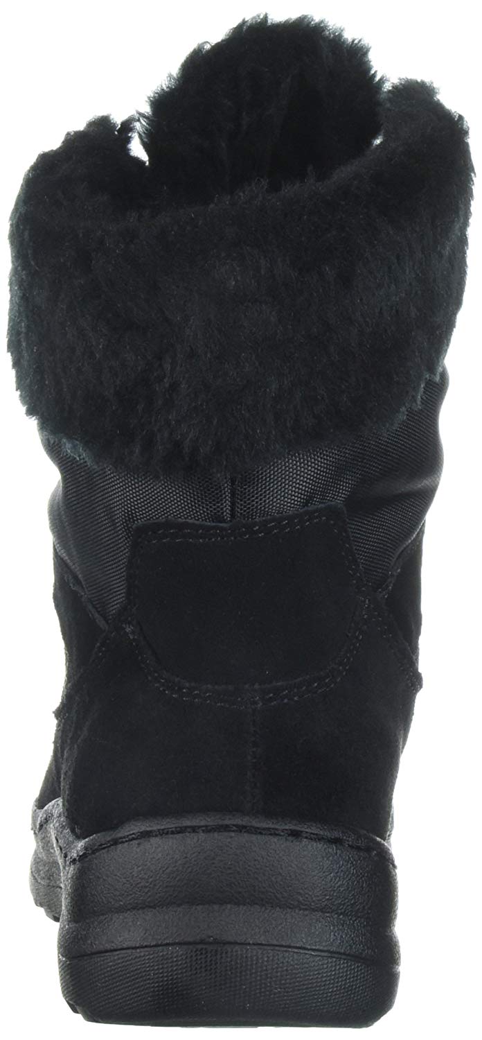 Bare Traps Womens Aero Leather Round Toe Ankle Cold Weather Boots Black Size 5.5 M