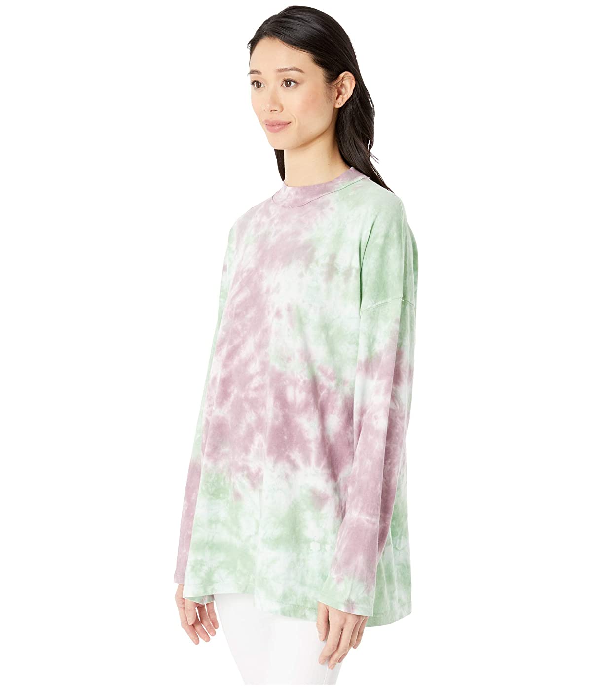 Anns Cottage Women's Be Free Tie Dye Top Green Size Small