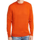 Club Room Men's Merino Wool Blend Ribbed Trim Crewneck Sweater Orange Size Small