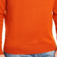 Club Room Men's Merino Wool Blend Ribbed Trim Crewneck Sweater Orange Size Small