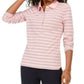 Tommy Hilfiger Women's Long Sleeve Polo Shirt Pink Size XX-Large