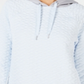 Calvin Klein Women's Raglan Sleeve Pullover Hoodie Blue Size Large