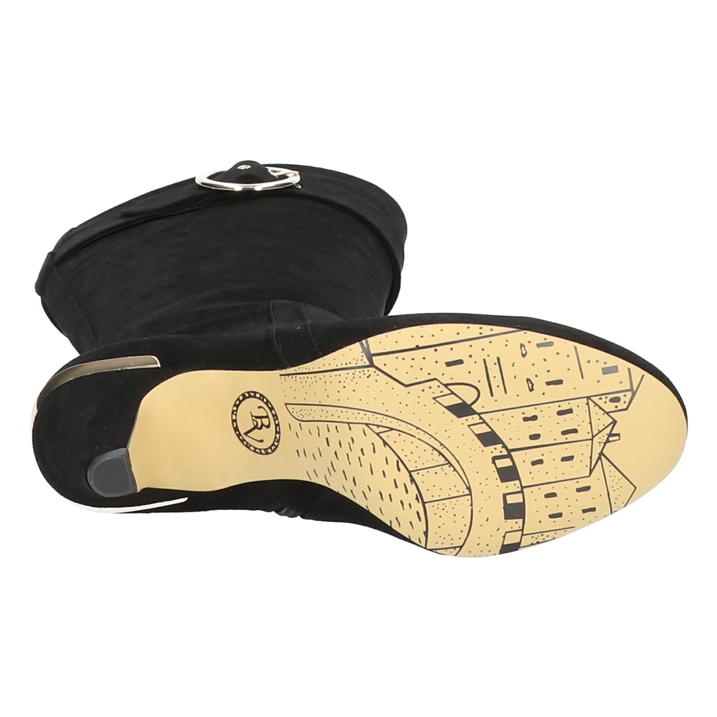 Bella Vita Women's Braxton Tall Boots Black Size 7.5 N