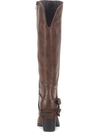 American Rag Womens Emilee Faux Leather Knee-High Riding Boots Brown Size 9.5