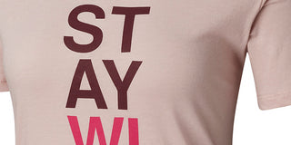 Columbia Women's Printed Short Sleeve Jewel Neck T-Shirt Active Wear Top Pink Size XS