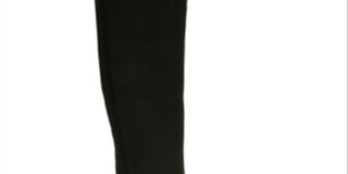 Bar Iii Womens Black 0.5 Platform Stretch Gore Lug Sole Padded Gypsee Round Toe Block Heel Zip-up Heeled Boots 10 M