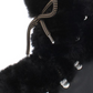 INC International Concepts Women's Platform Fur Trim Comfort Pravale Round Toe Block Heel Lace up Snow Boots Black Size 6 M