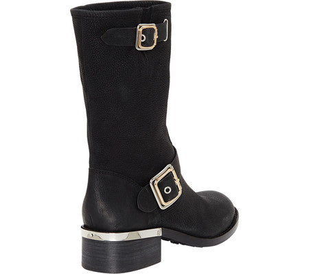 Divas Emporium Women's Windy Motorcycle Boot Black Size 5 M
