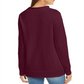 Karen Scott Women's Cotton Mock Neck Sweater Red Size XX-Large