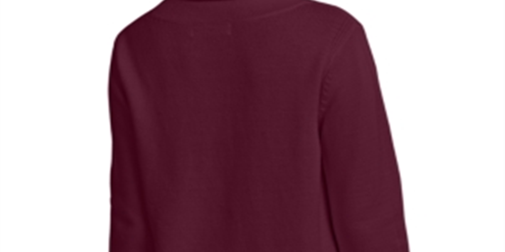 Karen Scott Women's Cotton Mock Neck Sweater Red Size XX-Large
