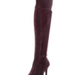 Thalia Sodi Women's Clarissa Tall Over the Knee Boots Purple Size 9 M