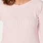 Karen Scott Women's Boat Neck Cotton Sweater Pink Size X-Small