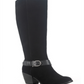American Rag Women's Shoes Tegan Suede Almond Toe Knee High Fashion Boots Black Size 9 M