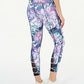 Ideology Women's Yoga Fitness Athletic Leggings Purple Multi  Size M